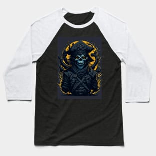 Pirate captain skull Baseball T-Shirt